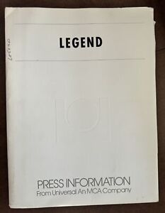 Legend: A Ridley Scott Film 1980's Movie Press Kit Production Notes & Photos