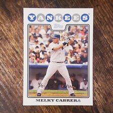 2008 Topps Melky Cabrera #197 New York Yankees Baseball Card