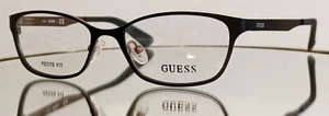 Originale GUESS GU2563 002 Eyeglasses MATTE BLACK New Metal 49-16-135 Petite - Picture 1 of 13