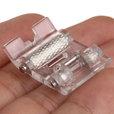 1pc Domestic Sewing Machine Low Shank Roller Presser Foot For Brother Singer - Image 1 of 4