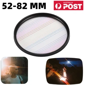 Camera Glass Filter Rainbow Light Effect Len Photography Accessories 52-82MM AU - Picture 1 of 6