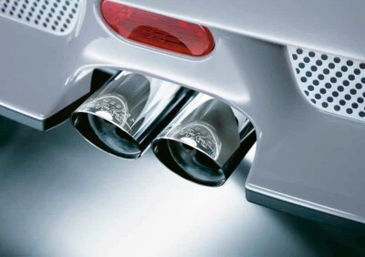 Acabador de punta de escape cromado MINI genuino JCW R52 R53 18107556986 - Imagen 1 de 3