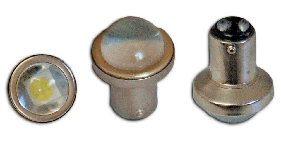 Coppia lampadine LED BAY15D luce bianca posizione frecce stop  - Immagine 1 di 1