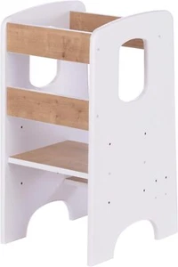 Wieża edukacyjna od 1 roku z regulacją wysokości - krzesło edukacyjne Montessori Learning Tower - Zdjęcie 1 z 14