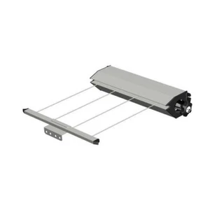 Retracting Clothesline 4 Line Pull out Wall mounted Retractable Clothes Line - Picture 1 of 2