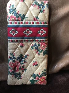 VERA BRADLEY Single Eyeglass Case TEA GARDEN Rare, Vintage Indiana Tag - Picture 1 of 5