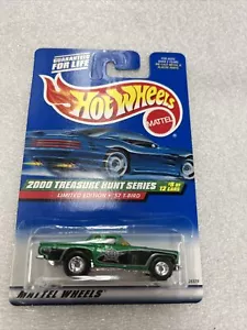 H10-33 HOT WHEELS CACCIA AL TESORO - 57 T-BIRD - 2000 - #056 VERDE Nuovo/Carta B193 - Foto 1 di 11