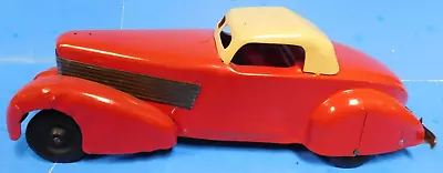 Coche de acero prensado Wyandotte Red Cord vintage raro de los años 30 *ST Foto 1 de 4