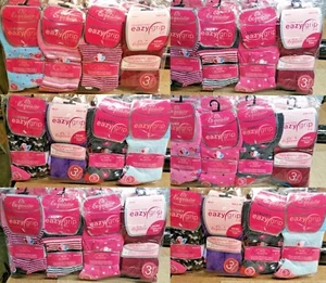 24 Pair Original Easy Grip Ladies Women Formal Casual Designer Socks Non Elastic - Picture 1 of 1