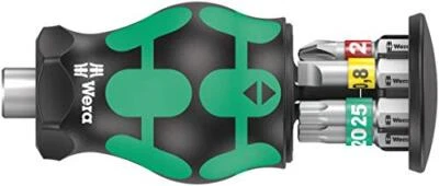 Soporte para brocas Wera 05008873001 Kraftform Kompakt Stubby, 6 piezas Foto 1 de 4