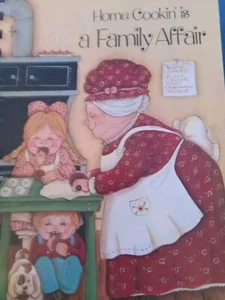 Home Cookin is a Family Affair Kochbuch Vintage Buch der Lieblingsrezepte Paperba - Bild 1 von 9