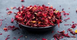 Getrockneter Hibiskus 200 Gramm Bio Blüten Tee Loseblatt Roselle Tee Kraut كركدية - Bild 1 von 4