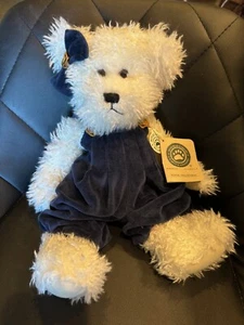 Boyd's 15" Winnie StillWithUs White Bear in Blue Rompers 1990 - New - Picture 1 of 4