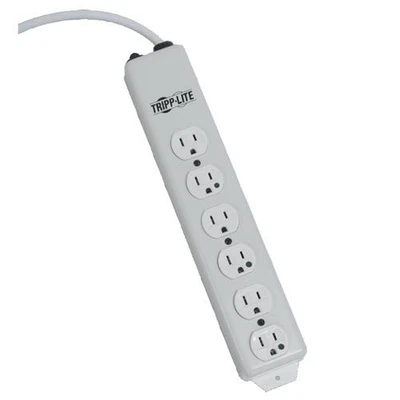 Tripp Lite Safe-IT Power Strip Hospital Medical Antimicrobial 120V 5-15R-HG 6 - Image 1 of 4