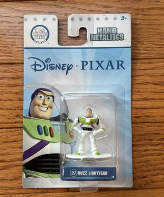 Disney Pixar Nano Metalfigs Buzz Lightyear Figure D57 100% Die-Cast 1-5/8” NEW - Image 1 of 2