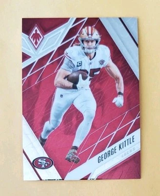 2022 Panini Phoenix Red Laser /125 George Kittle #55 SP  - Image 1 of 4