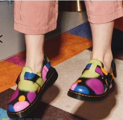 Dr Martens коллекции Jorgie цветной кожаный слинга мулы большой девочек размер 6 - Изображение 1 из 4