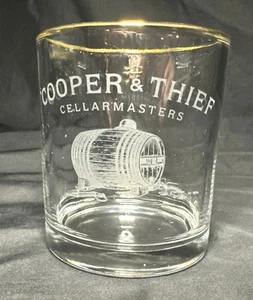 Cooper & Thief Cellarmasters 10 Unzen Glas Whisky Lowball Wein Schnaps Fass - Bild 1 von 6