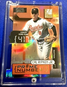 Cal Ripken Jr. 2001 Donruss Elite Prime Numbers PN-4c Refractor Die-Cut  149/410 - Picture 1 of 7