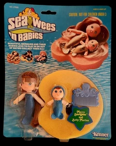SELTEN NEU Vintage Kenner Sea Wees 1980 Vintage Meerjungfrau Puppe Merry And Baby Marina Neu in Verpackung - Bild 1 von 23