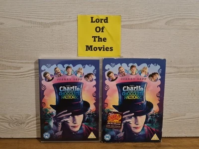 Charlie and the Chocolate Factory (DVD, 2009) Johnny Depp Tim Burton [R2] [UK] - Image 1 of 4