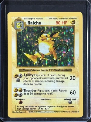 Juego base Raichu #014/102 (sin sombras) 250001 Foto 1 de 2