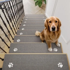 Stair Treads Non Slip Indoor 15PCS, Rubber Backing Stair Runner Rugs for Wood... - Picture 1 of 7