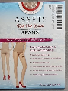 Spanx Assets Red Hot Label Super Control High Waist Panty Shaper Size 6 F Bare - Picture 1 of 7