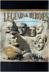 LEGENDS & HEROES 3XVINYL ALBUM ROY ORBISON/CHUCK BERRY/BRENDA LEE/BUDDY HOLLY - Picture 1 of 2