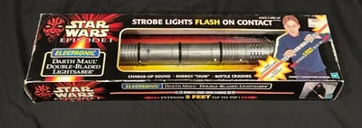 Star Wars: Episode I Darth Maul Electronic Lightsaber 1998 Hasbro New in Box - Image 1 of 4