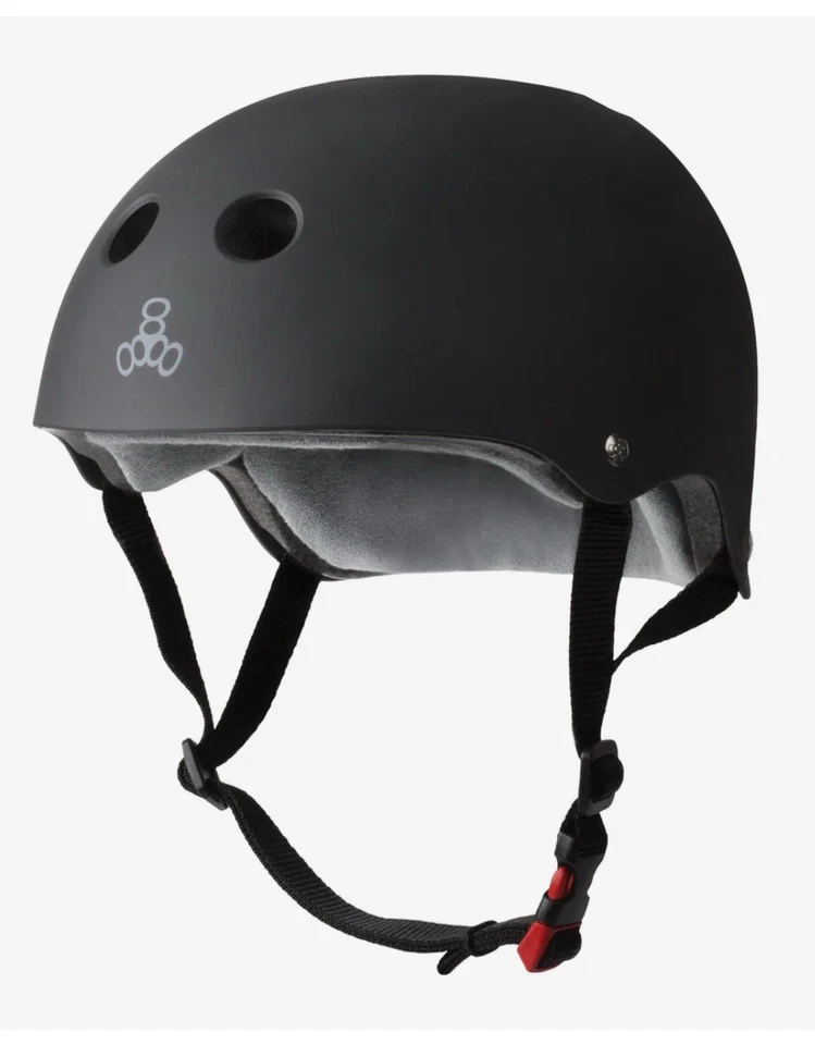 Casco de suéter Triple Eight The Certified en negro mate talla XS/S Foto 1 de 4
