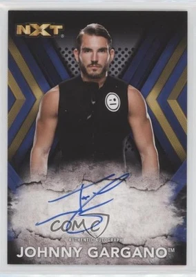 2017 Topps WWE NXT Auto Blue /50 Johnny Gargano #RA-JG Rookie Auto RC - Image 1 of 2