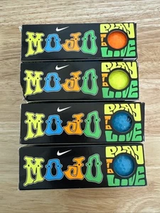 Nike Mojo Retired Neon Fluorescent Golf Balls Unused 4 Sleeves 12 Balls Unused - Picture 1 of 8