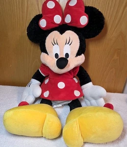 MINNIE MOUSE Disney World groß 20 Zoll Plüschtier Stofftier Spielzeug rot gepunktet Kleid - Bild 1 von 9