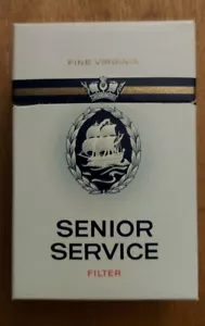 Pacchetto Vuoto Di Sigarette Senior Service - Foto 1 di 4