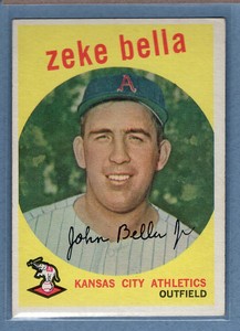 1959 Topps #254 Zeke Bella EX  GO213