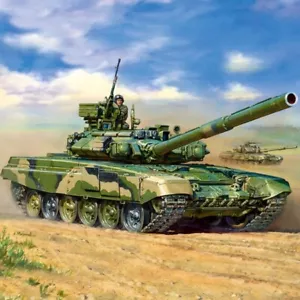 Academy Hobby Model Kit - 1/35 Russian T-90A Main Battle Tank Realistic Replica - Bild 1 von 7