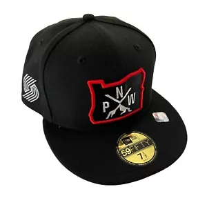 NEW Portland Trail Blazers 2024-2025 City Edition New Era Fitted Hat 7 1/2 - Picture 1 of 9