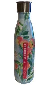 Botella de agua Starbucks Swell Lily Pulitzer 17 onzas melocotones recién exprimidos - Imagen 1 de 9