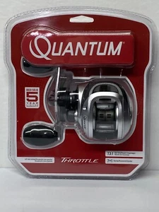 Baitcasting Reel by Quatum, Left Hand, Throttle 7.3:1 Gear Ratio New in Clam pac - Picture 1 of 4