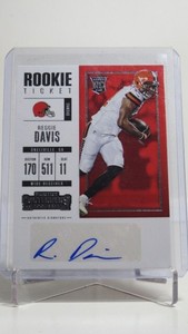 2017 Panini Contenders - Rookie Ticket/Rookie Ticket Variation #291 Reggie Davis