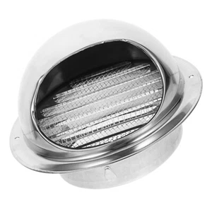Wall Exhaust Vent Stainless Steel Hood outside Cap Outdoor Cover - Picture 1 of 12