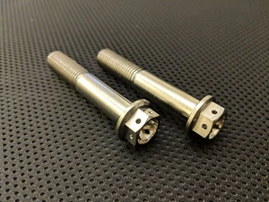 Aprilia RS125 Titanium drilled front caliper bolts 06-10 Ti race spec prolite - Picture 1 of 3