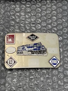Vintage Buckle NYC Central System Reading Erie Railroad Train Jersey Lines - Picture 1 of 6