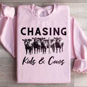Chasing Kids & Cows Sweatshirt - Picture 1 of 21
