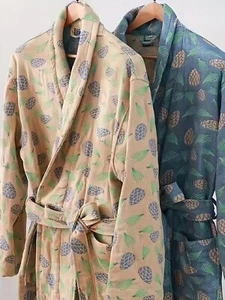 Luxury Bathrobe - Pine Seed Range - Picture 1 of 9