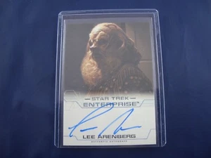 Star Trek Enterprise Autogrammkarte Lee Arenberg als Gral - Bild 1 von 2