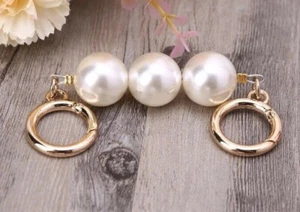 AU STOCK 13cm Pearl Chain Extender Shoulder Strap Crossbody Fits For Coco Handle - Picture 1 of 3