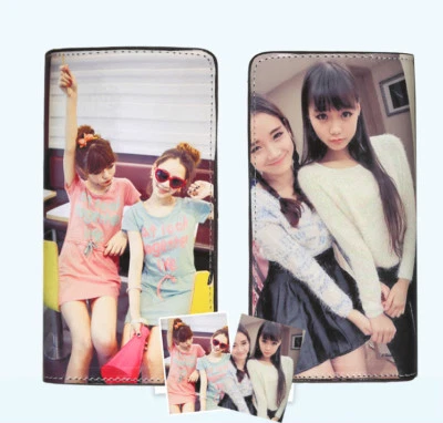 Foto Personalizada Mujer Billetera Personalizada Bolsas de Teléfono Monedero de Cuero para Niñas Foto 1 de 4