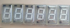 Lot of 6 x ILC1-1/7 Largest VFD tubes. NOS. For Nixie clock. Tested. Clear back - Picture 1 of 8